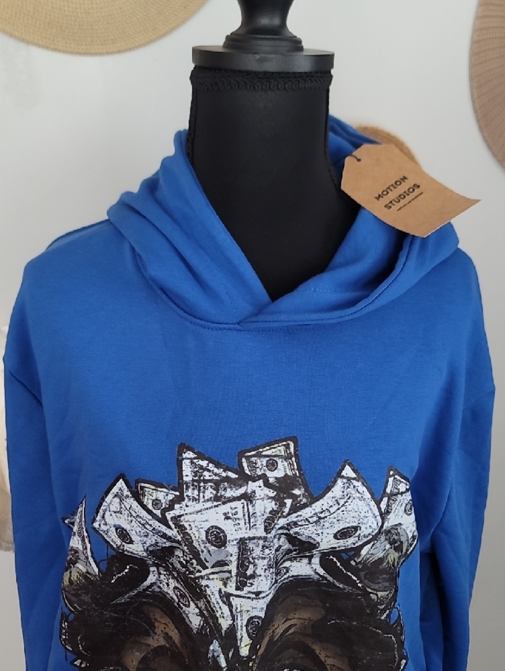 NWT Motion Studios Royal Blue Progress Hoodie - Picture 3 of 11